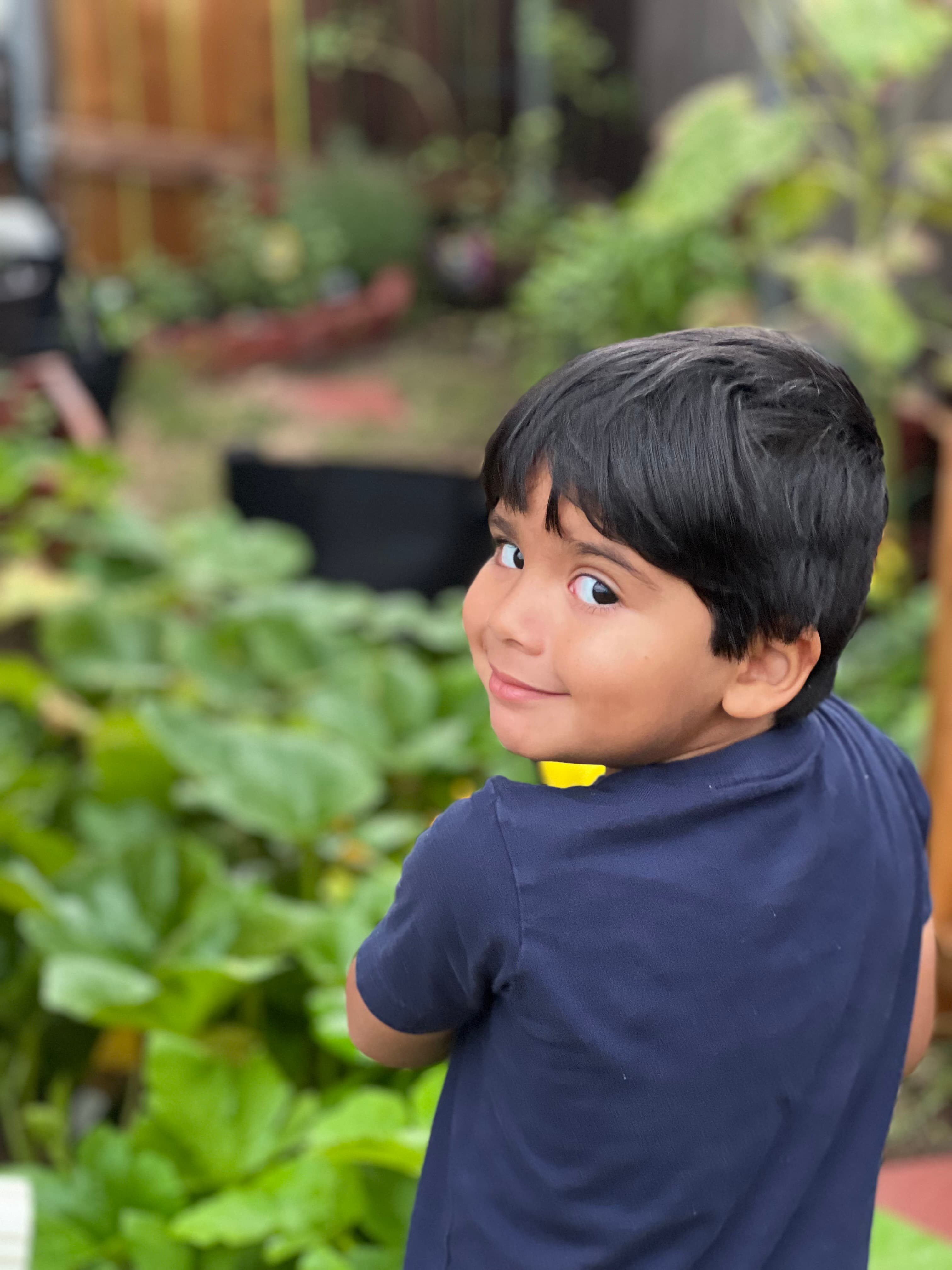 Happy child at Small Miracles Childcare